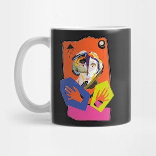 Fauve portrait Mug